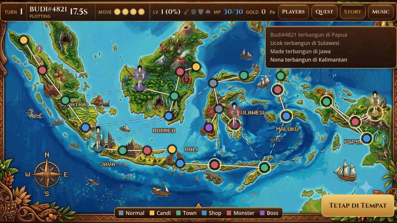 Nusantara: Legends Board RPG — tangkapan layar 2