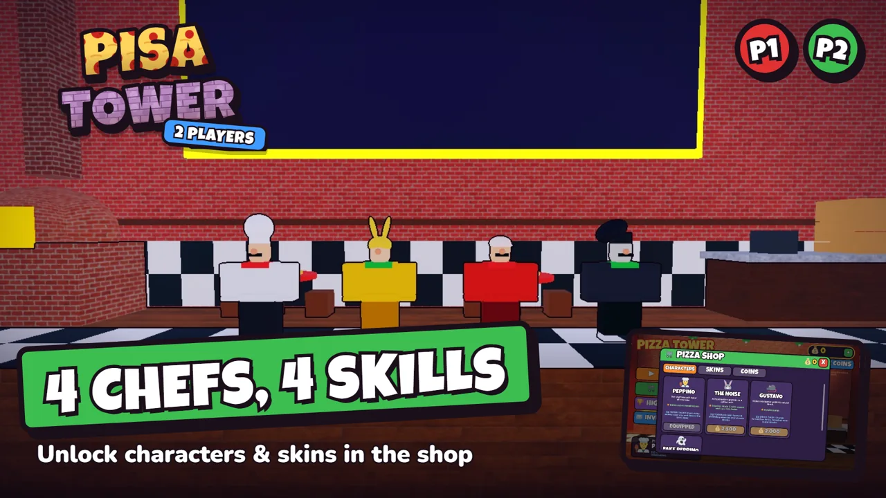 Pisa Tower 2 Players — tangkapan layar 6